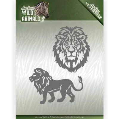 Afbeelding van Dies Amy Design Wild Animals 2 Lion