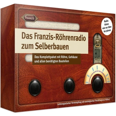 Afbeelding van Bouwpakket Franzis Verlag Buizenradio pakket 67041 vanaf 14 jaar