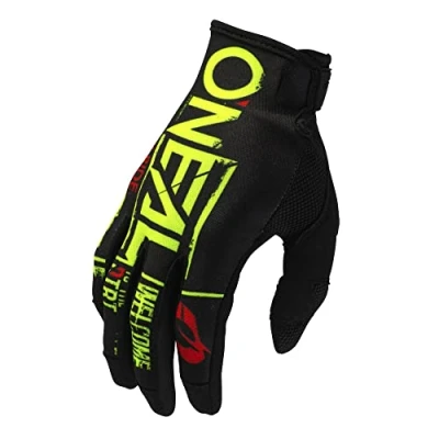 Afbeelding van Oneal Mayhem Nanofront Attack Motorcross handschoenen, zwart geel, afmeting XL voor man