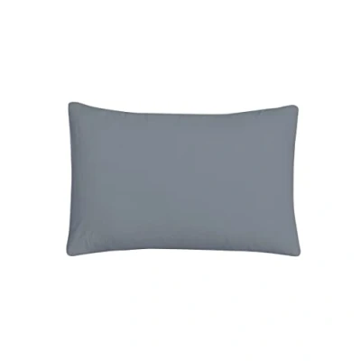 Afbeelding van Sleepdown Kussenslopen 100% puur katoen verpakking van twee huisvrouw luxe zachte, gezellige kussensloop set leisteen 48 x 74 cm