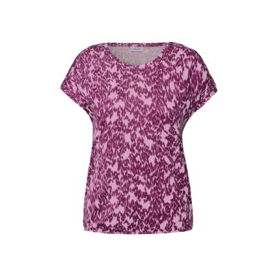 Afbeelding van Cecil Tshirt print, Dames, Maat: XS, Rosa