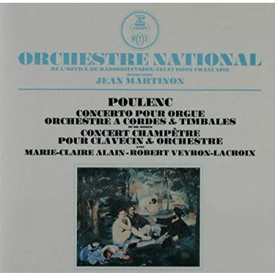 Afbeelding van Poulenc: Org Cto / Concert Champetre