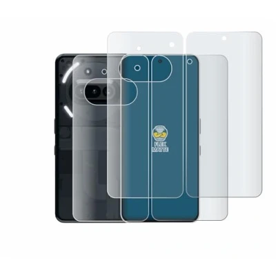 Afbeelding van BROTECT Screenprotector voor Nothing Phone (3a) (Voor+Achter) Folie Beschermfolie matte volledig dekking (2 Stuks)