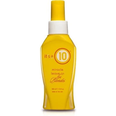 Afbeelding van It&#039;s a 10 Miracle Leave in for Blondes 120ml Haibu by Kapperskorting.com