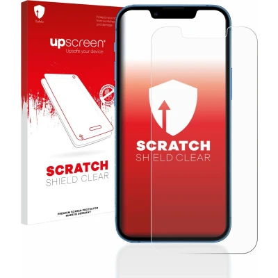 Afbeelding van upscreen Scratch Shield schermbeschermer (1 Stuk, Apple iPhone 13 mini), Smartphone beschermfolie, Transparant