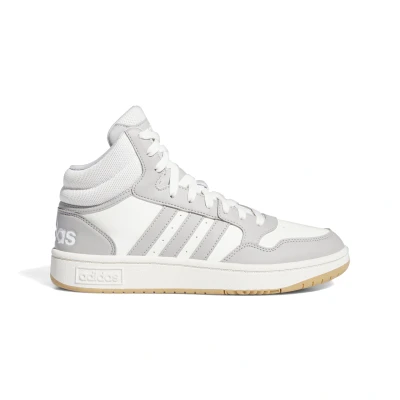 Afbeelding van adidas Hoops 3.0 Non Football Mid schoenen voor dames, Wolk Wit Grijs Twee Gum 3, 38 2/3 EU
