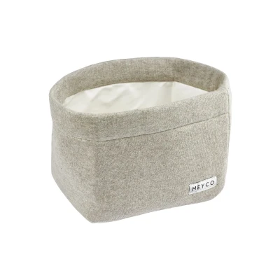 Afbeelding van Meyco Mand Small Knit Basic Sand Melange