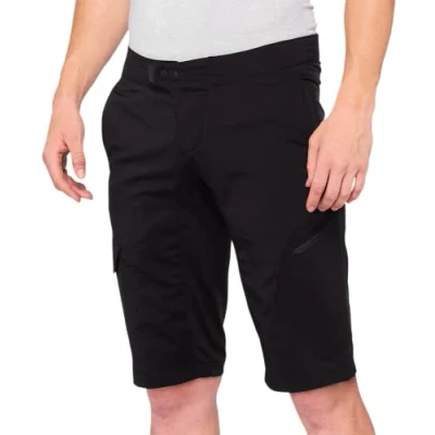 Afbeelding van 100% Ridecamp Fiets shorts, zwart, afmeting 28 voor man