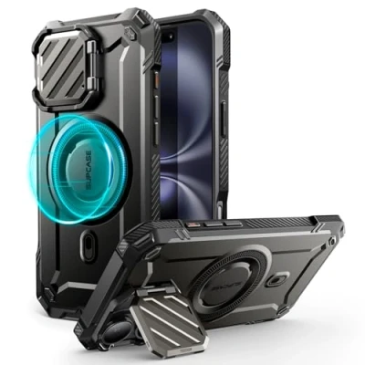 Afbeelding van SUPCASE MagXT serie hoesje voor iPhone (release 2024) (zwart)