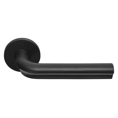Afbeelding van Formani Deurkruk David Rockwell ECLIPSE DR100 G geveerd op rozet PVD mat zwart