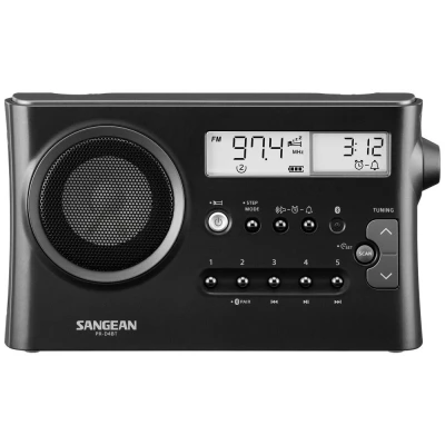 Afbeelding van Sangean PR D4BT, draagbare radio AM/FM/bluetooth, grijs