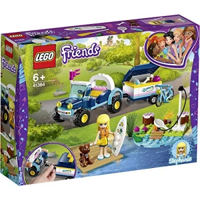 Afbeelding van LEGO Friends Stephanie&#039;s Buggy en Aanhanger 41364