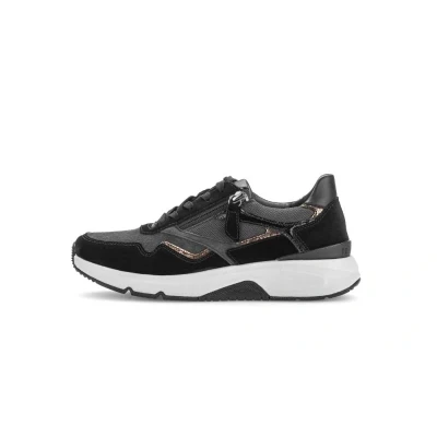Afbeelding van Gabor Rollingsoft Sneakers grijs Suede Dames Maat 37.5