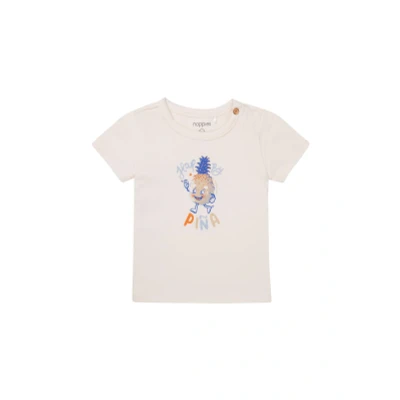 Afbeelding van Noppies Oloron Tshirt print voor kinderen, Maat: 74, Whisper white