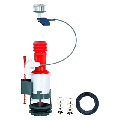Afbeelding van Wirquin Jollyflush Dual 2&quot; 50mm Flush Valve &amp; Chrome drukknop 14010401, meerkleurig