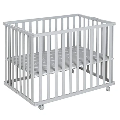 Afbeelding van roba Vouwbare box 74 x 100 cm taupe