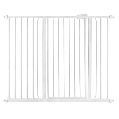 Afbeelding van Safetots Extra Tall Metal Safety Gate Pressure Fit (120.3cm 127.9cm, White)