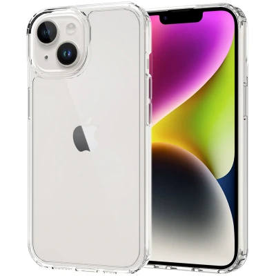 Afbeelding van Apple iPhone 15 Hoesje Kunststof Accezz Hardcase/Backcover Transparant Telefoonhoesje Shockproof/Valbescherming