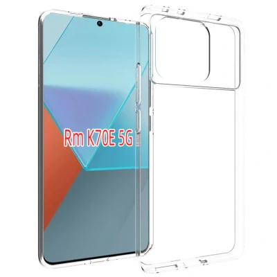 Afbeelding van Xiaomi Poco X6 Pro Hoesje Siliconen en TPU (zacht) Accezz Backcover/Softcase Transparant Telefoonhoesje