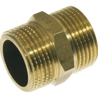 Afbeelding van Vsh mess dubbele nippel 2 bu dzr 0411290