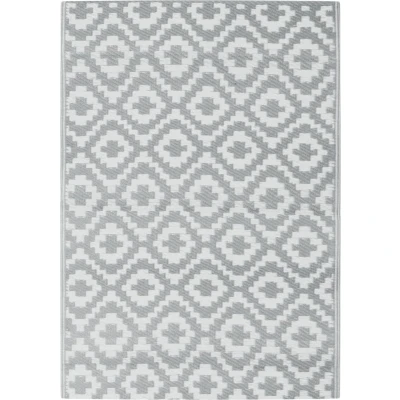 Afbeelding van vidaXL Buitenkleed 140x200 cm polypropeen grijs
