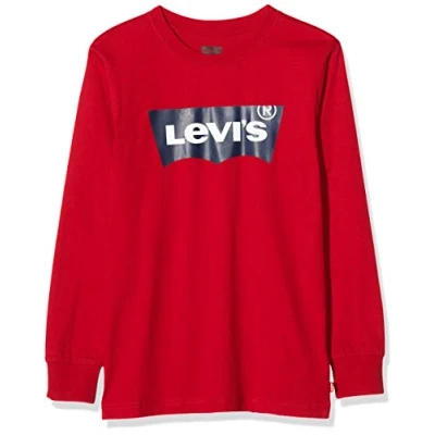 Afbeelding van Levi&#039;s Batwing Tee met lange mouwen voor jongens, Levis Red, 16 Jaren