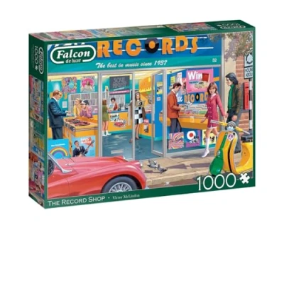 Afbeelding van Falcon Legpuzzzel The Record Shop, 1000st.