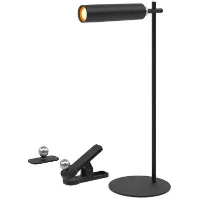 Afbeelding van V TAC, Tafellamp, Lampka Biurkowa 4w1 37cm Kinkiet Klips Latarka 3W LED Czarna VT 7413 4000K 300lm (300 lm)