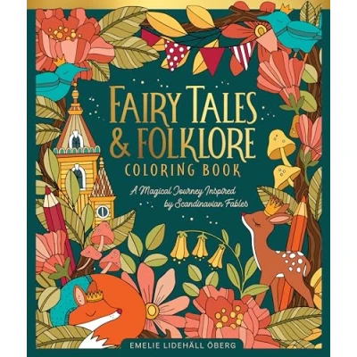 Afbeelding van Fairy Tales &amp; Folklore Coloring Book: A Magical Journey Inspired by Scandinavian Fables