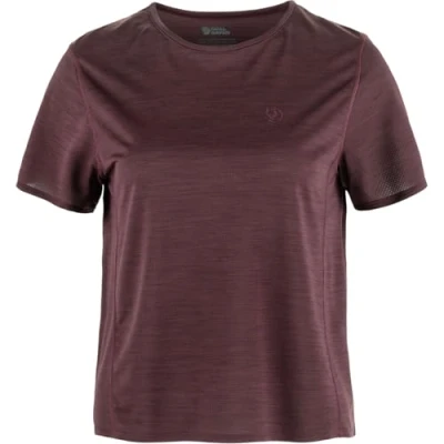 Afbeelding van Fjällräven Abisko Lite SS Shirt Dames Port XL Rood Outdoor