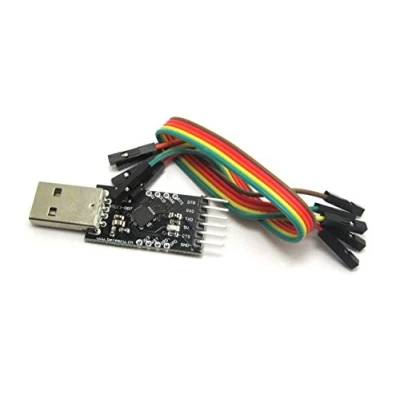 Afbeelding van USB naar TTL convertermodule met ingebouwd in CP2102