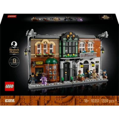 Afbeelding van LEGO® Icons Sherlock Holmes Book Nook Kit 10351