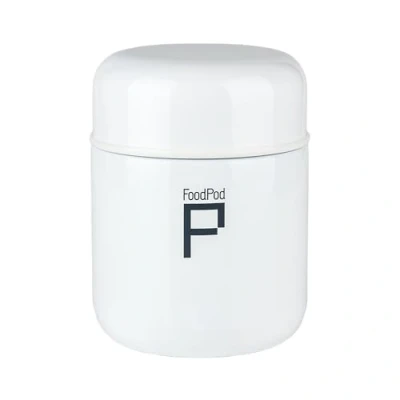 Afbeelding van Pioneer roestvrij staal vacuüm geïsoleerde lekvrije Foodpod capsulefles 6 uur warm 24 koud, wit, 700 ml