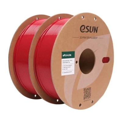 Afbeelding van eSUN PLA filament 1,75 mm, aangepast voor 3D printer, maatnauwkeurigheid +/ 0,03 1 kg (2,2 lb) spoel printing printers (Vuurrood, 2KG)