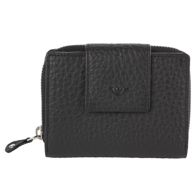 Afbeelding van Voi Dames portemonnee Grain Leather Leer zwart