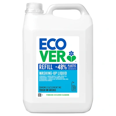 Afbeelding van Ecover Afwasmiddel Voordeelpak 5L Kamille &amp; Clementine Krachtig Tegen Vet