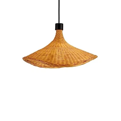 Afbeelding van Pauleen 48302 hanglamp Boho Soul E27 max. 20 W beige, zwart bamboe, metaal pendel