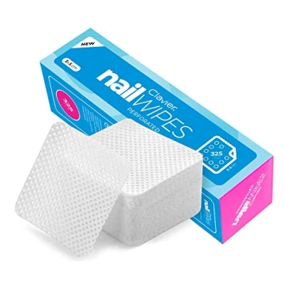 Afbeelding van Clavier Geperforeerde Nail Wipes Stofvrije Wattenschijfjes Doos Van 325 Stuks