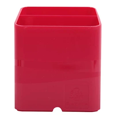 Afbeelding van Exacompta ref. 67784D Doos Met 10 Pennenhouders PEN CUBE Iderama® 2 vakken van verschillende grootte en hoogte Afmetingen: 7,4x7,4x9,3 cm Kleur framboos