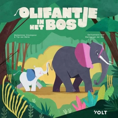Afbeelding van Olifantje in het bos