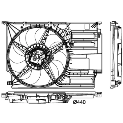 Afbeelding van Mahle Original Ventilatorwiel motorkoeling CFF 404 000P