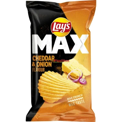 Afbeelding van Lays Max Cheddar &amp; Onion 185 Gram