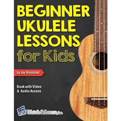 Afbeelding van Beginner Ukulele Lessons for Kids Book with Online Video and Audio Access