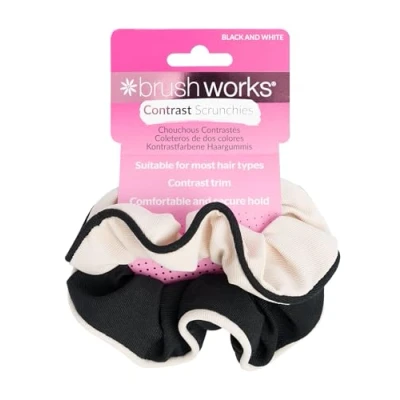 Afbeelding van Brushworks Contrast Scrunchies (2 Pack)