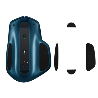 Afbeelding van kwmobile muis voeten sticker geschikt voor Logitech MX Master 2S Computermuis glijder Stickers in zwart