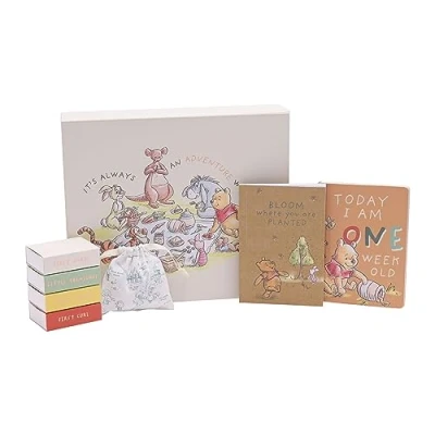 Afbeelding van Disney Winnie The Pooh Keepsake Box met 12 X Milestone Cards