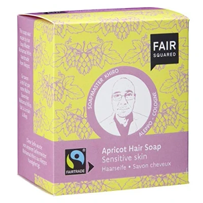 Afbeelding van Fair Squared Shampoo Bar Sensitive Abrikoos 2x 80gr.