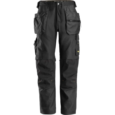 Afbeelding van Snickers 6224 AW Werkbroek Canvas Stretch HP Zwart Maat 048