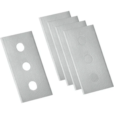 Afbeelding van Metaltex Lemmets Radeermesje 6 X 3,5 Cm Staal Zilver 5 Stuks