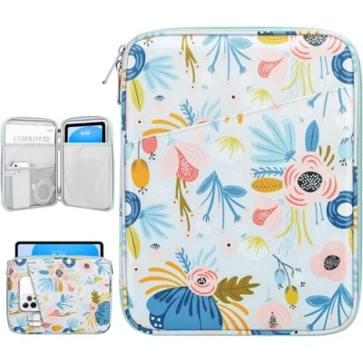 Afbeelding van Dadanism 9 11 inch tablethoes voor iPad Air 2024, 9/8/7e generatie 10,2, Pro M4 M2 2024 2018, 5/4 10,9, 10e Galaxy Tab A8/A9+/S9 FE, zomerblauw